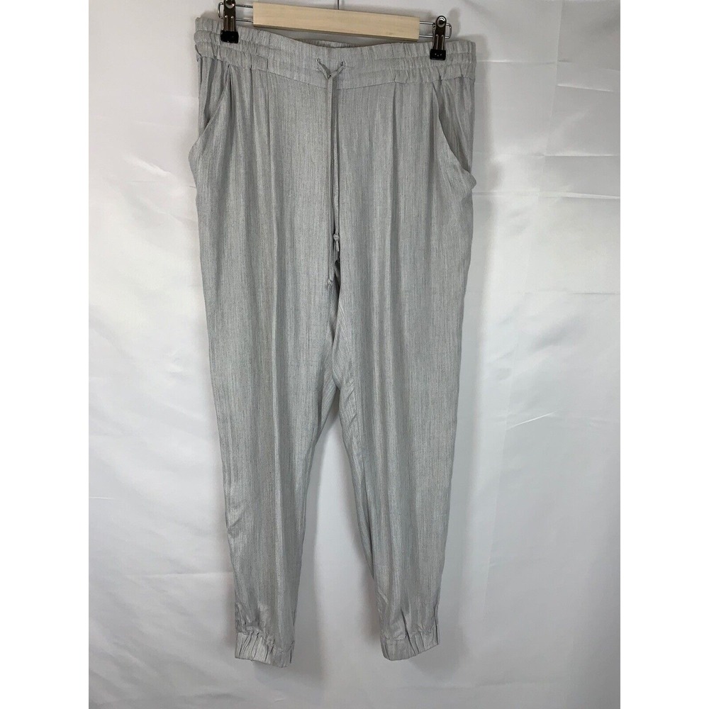Talula Womens  Pants Joggers Elastic Waist Tie Medium